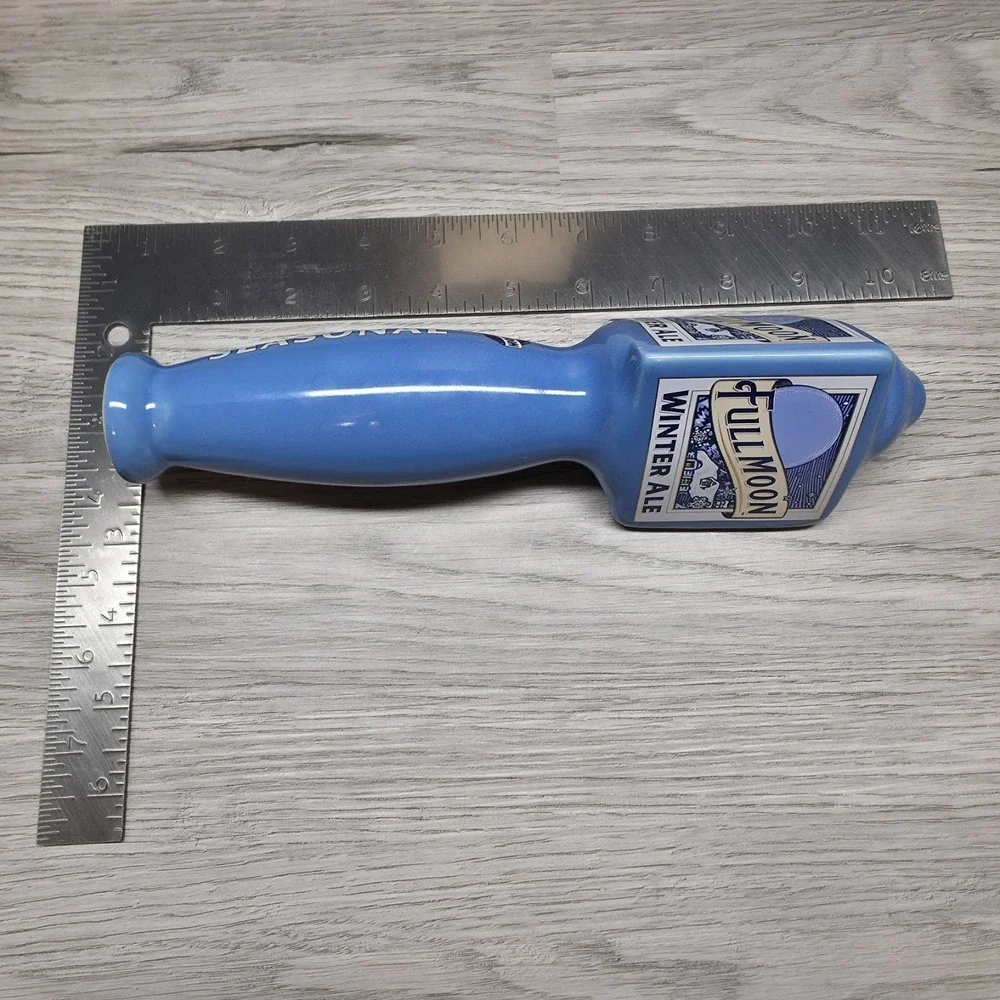 Blue Moon Full Moon Winter Ale Seasonal Porcelain Beer Tap Handle 10